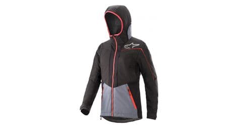 Alpinestars women's jacket stella denali 2 gray / black / coral fluo