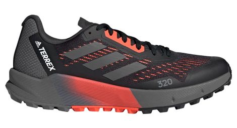 Adidas terrex agravic flow 2 trail running shoes black red