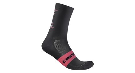 Castelli giro 15 dames compressie sokken antraciet