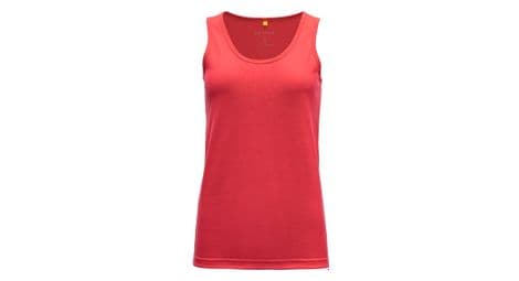 Camiseta de tirantes devold eika merino rosa para mujer