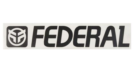 Sticker federal 170mm die cut sticker black