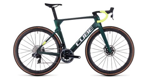 Vélo de route cube litening aero c:68x slx sram red etap axs 12v 700 mm vert goblin 2024