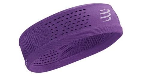 Compressport thin on/off stirnband violett