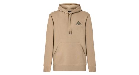 Sweat à capuche oakley lined mountain bark beige