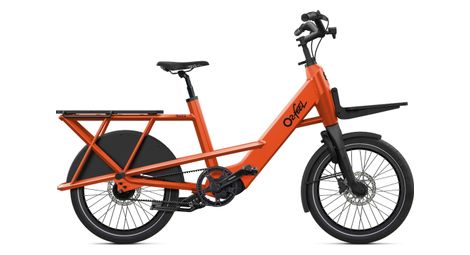 Vélo cargo électrique o2feel buzz 8.1 shimano 5v 540wh shimano 85nm 20 orange