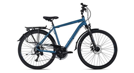 VTC Homme 28'' Firenze 200 Bleu TC 53 cm 24 Vitesses Freins à disques mécaniques DaCapo