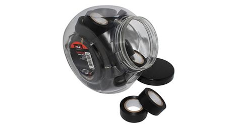 Ruban de guidon velox plastader noir 20mm x 8m (jarre de 30 rouleaux)