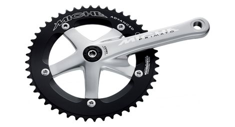 Pedalier piste miche primato 48 dents argent