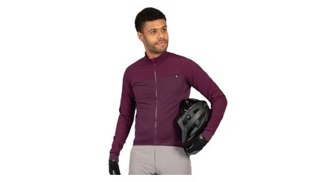 endura gv500 long sleeve jersey purple