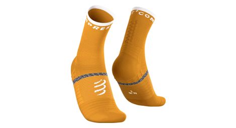 Calzini Compressport Pro Marathon V2.0 Arancione/Bianco