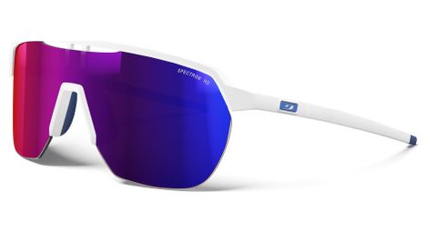 Lunettes julbo frequency spectron hd 3 - blanc / bleu - groupama-fdj