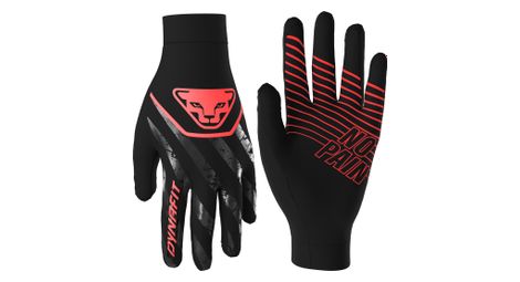 Gants dynafit trail reflective noir/rose