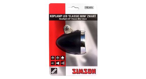 Simson phare classic mini batterie 4 lux