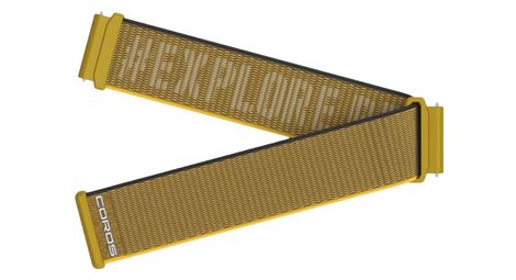 Armband nylon 20mm coros apex 2 jaune