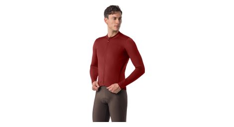 Maillot Manches Longues Castelli Espresso 2 Thermal Rouge Homme
