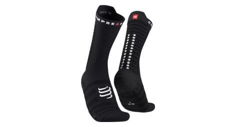 Compressport pro racing sock bike zwart / wit