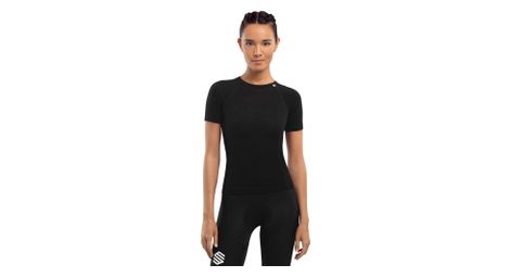 Sous-maillot vélo laine femme Cyclisme SRX Premium Skin Noir