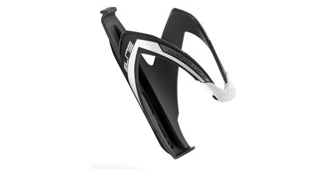 elite custom race bottle cage black white mat