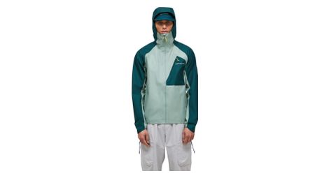 Chaqueta impermeable Peak Performance Trail 3L Hipe verde para hombre