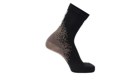Chaussettes Salomon GRVL Crew Noir/Marron