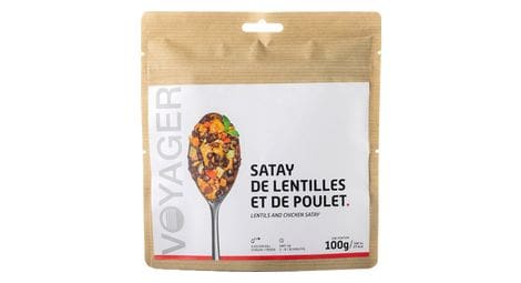 Lenticchie e pollo satay liofilizzati voyager 100g