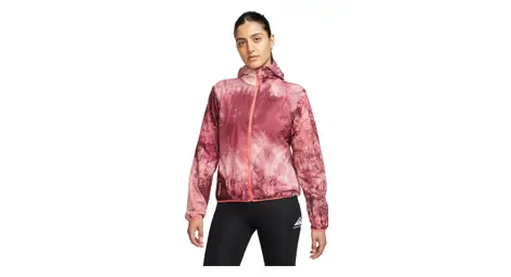 Nike dri-fit trail repel chaqueta cortavientos rosa para mujer