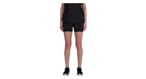 Short 2 en 1 new balance rc 3in noir femme