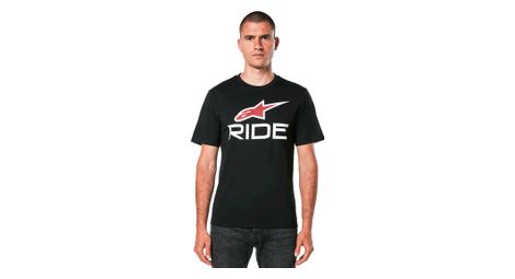 T shirt manches courtes alpinestars ride 4 0 csf noir