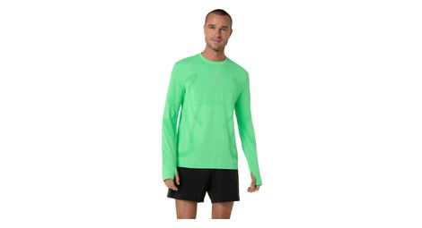 Maillot Manches Longues Asics Road Seamless Vert Homme