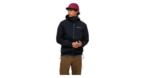 Chaqueta impermeable Peak Performance Hike Gore-Tex 3L negra para hombre