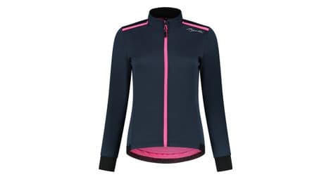 Veste velo hiver rogelli pesara - femme - bleu/rose