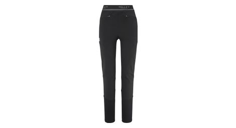 Pantalones de senderismo millet intense hybrid warm para mujer, negros