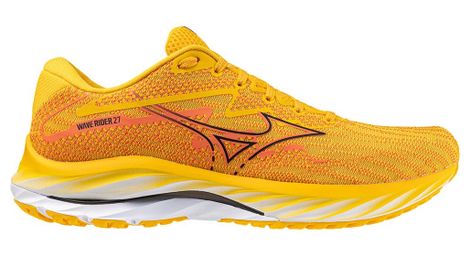 mizuno wave rider 27 gelb orange herren laufschuhe