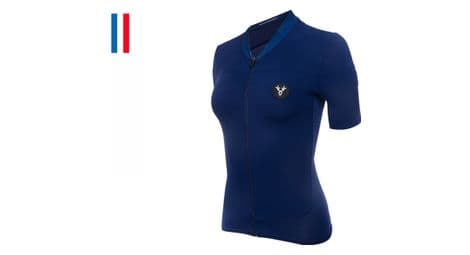 Lebram allos women's short sleeve jersey blue tailored fit