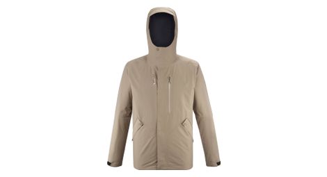 Chaqueta millet chamonix warm beige con capucha