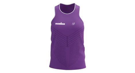 Débardeur femme ironman compressport performance singlet lila / violet