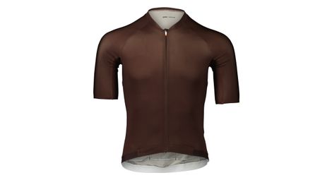 Maillot manches courtes poc pristine axinite marron