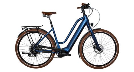 Corratec e-power c29 se 3.0 cx7 12s trapèze bicicleta híbrida eléctrica sram sx eagle 12s 750 wh 29'' azul 2023