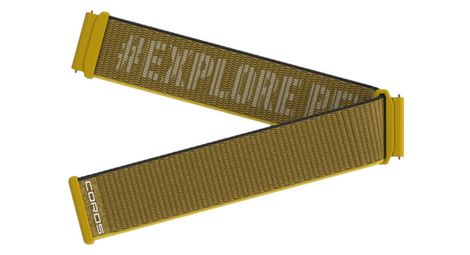Bracelet nylon 22mm court coros apex 2 pro jaune