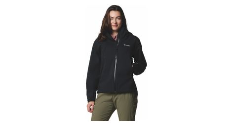 Veste imperméable femme columbia boulder falls noir