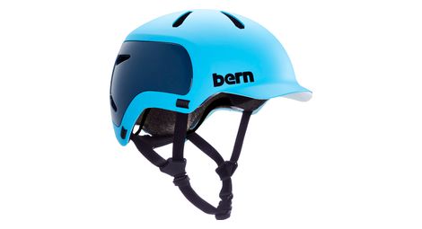 Casco bern watts 2.0 matte ocean blue