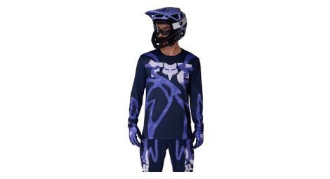 Maillot de manga larga Fox Flexair Diffuse Special Edition azul para hombre