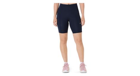 Cuissard Taille Haute Asics Road 8in Bleu Femme