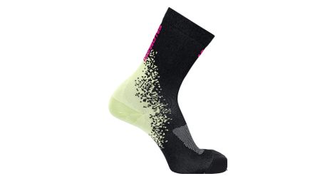 Chaussettes Salomon GRVL Crew Noir/Rose