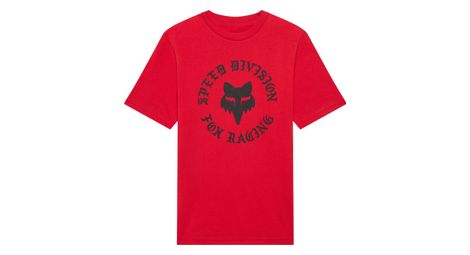 T-Shirt Fox Badge Rouge Enfant
