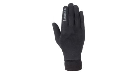 Guantes lafuma seda negro