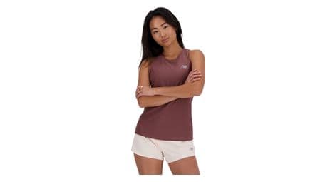 New balance q speed jacquard tank top violett damen m