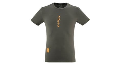 T-shirt detrail millet intense print vert