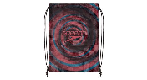 Sac en filet imprimé Speedo Noir/Bleu/Rouge
