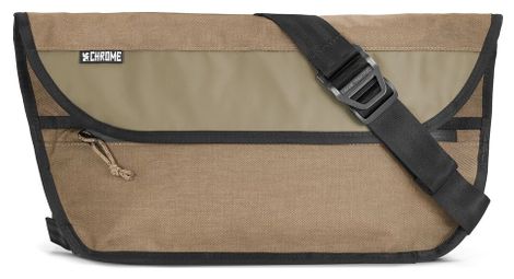 Sac chrome simple messenger stone gris